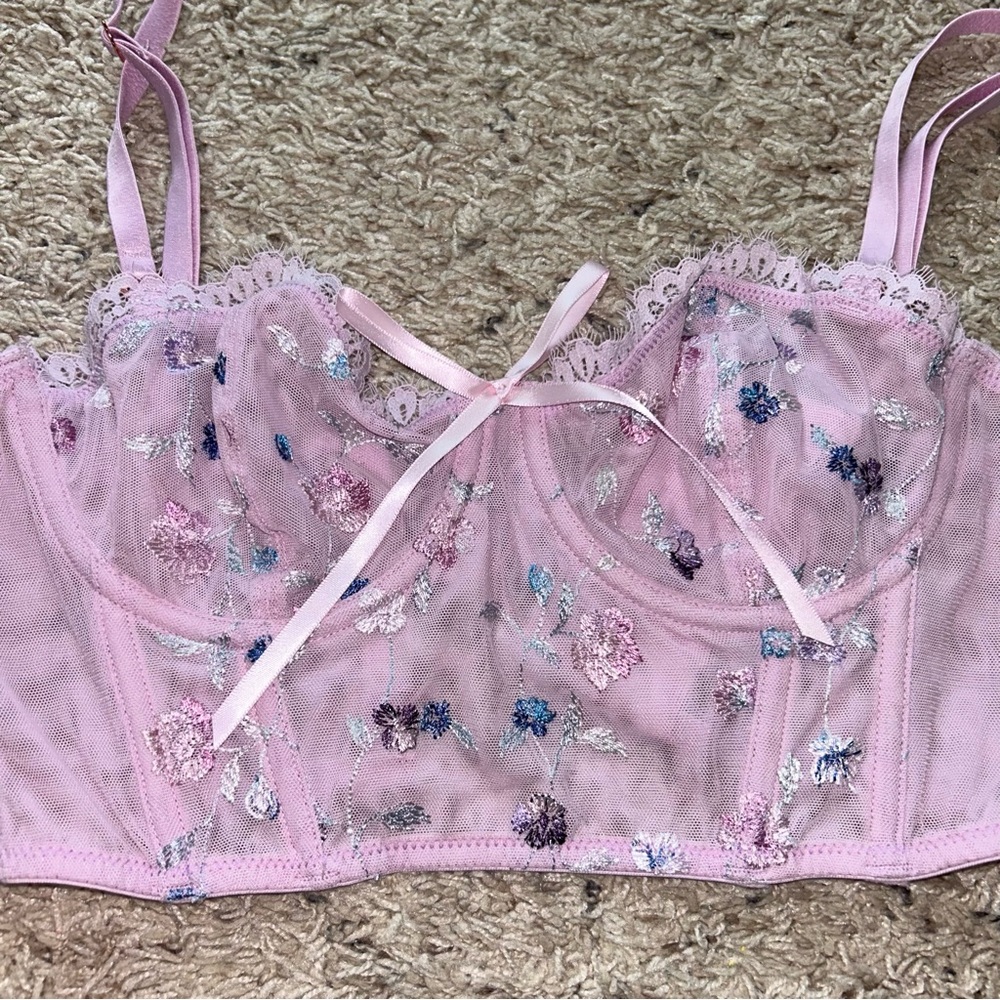 Floral Pastel Corset Top!!
